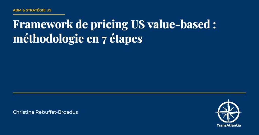 pricing US value-based, par Christina Rebuffet