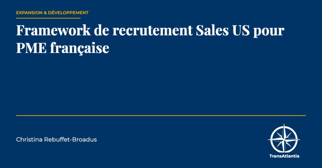 recrutement Sales US, par Christina Rebuffet
