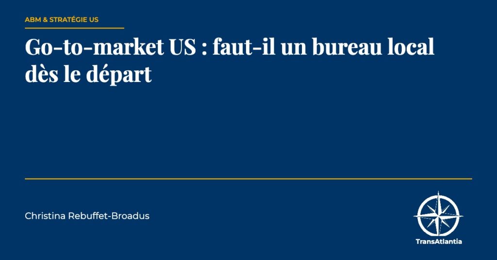 bureau local aux États-Unis, par Christina Rebuffet