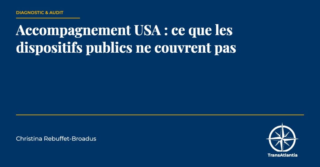 limites dispositifs publics export usa, par Christina Rebuffet