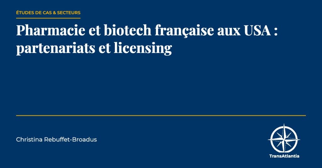 biotech française aux USA, par Christina Rebuffet