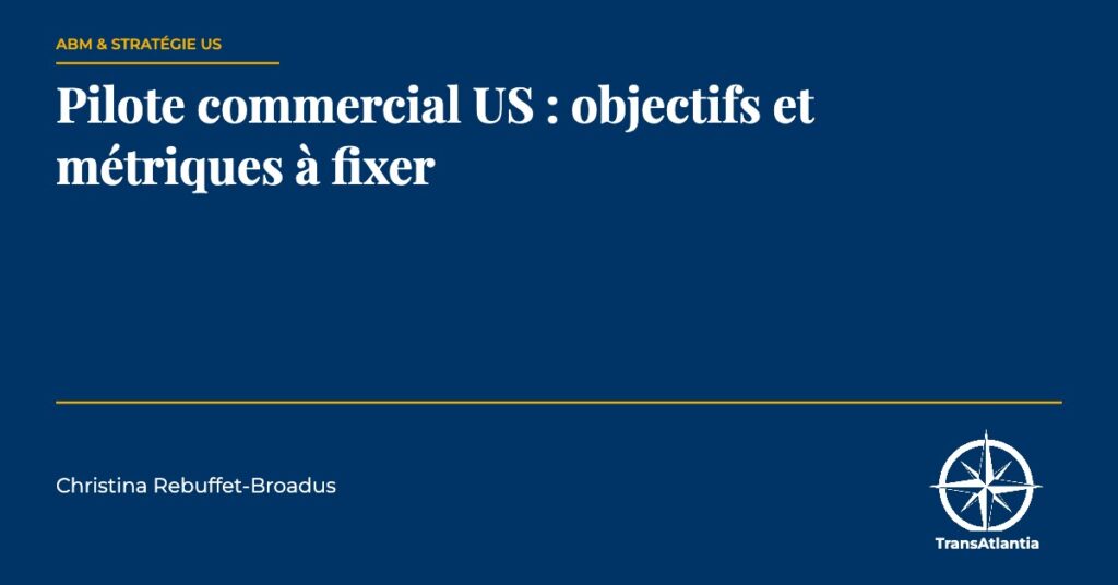 pilote commercial us métriques, par Christina Rebuffet