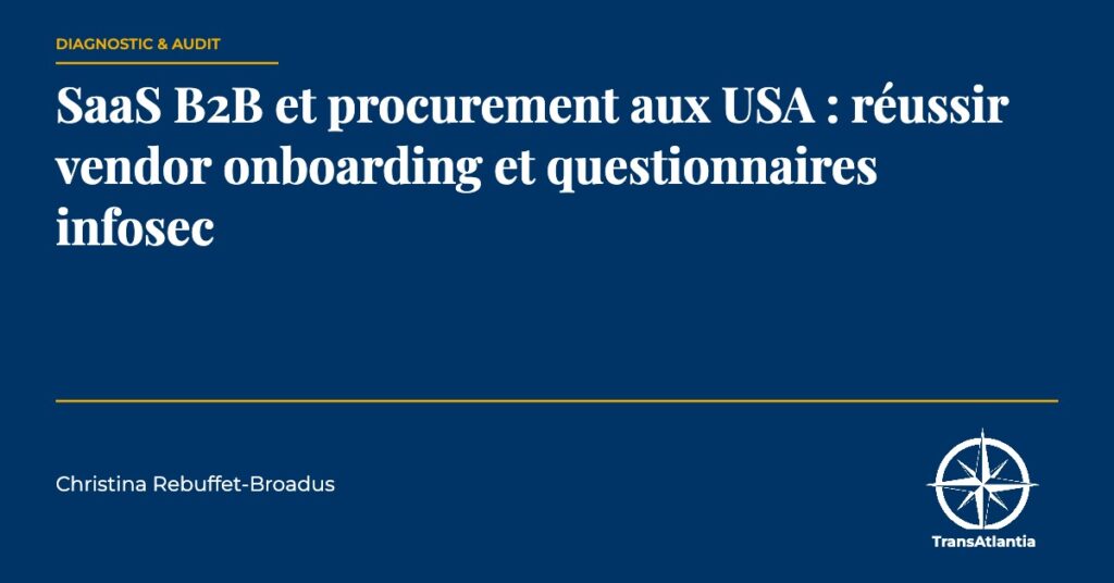 procurement SaaS aux USA, par Christina Rebuffet