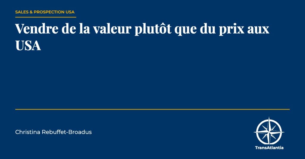 vendre la valeur usa, par Christina Rebuffet