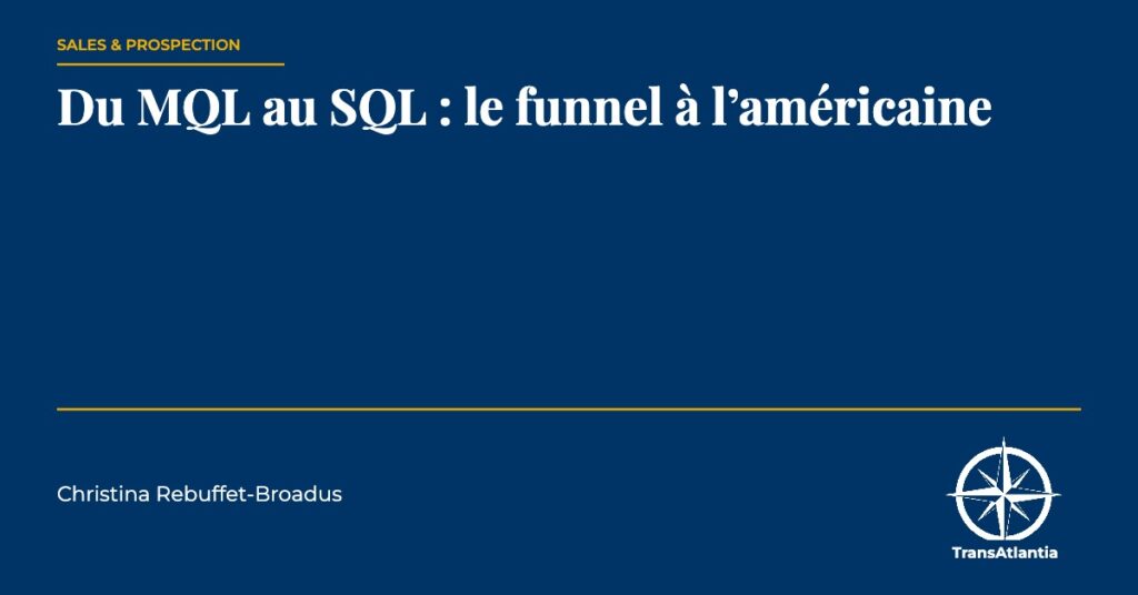MQL au SQL, par Christina Rebuffet