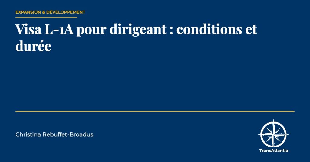 visa L-1A, par Christina Rebuffet