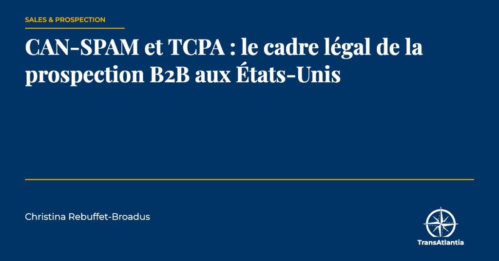 prospection B2B aux États-Unis, par Christina Rebuffet