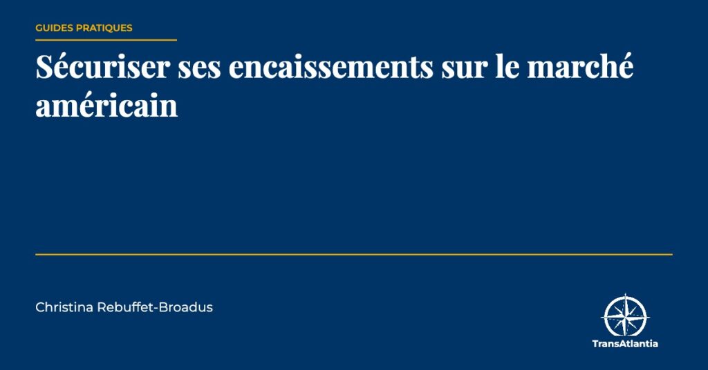sécuriser ses encaissements, par Christina Rebuffet