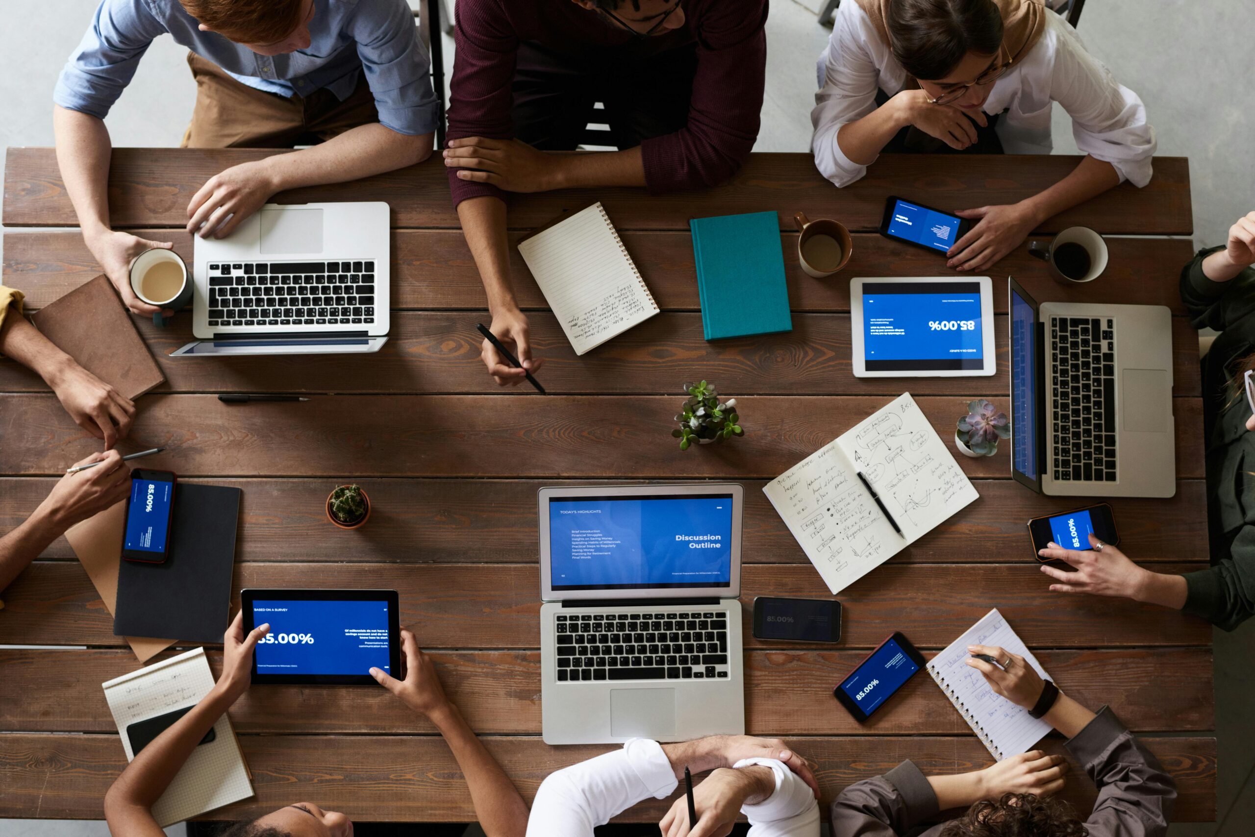 US Fast-Track Diagnostic - Business professionals collaboration